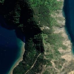 Satellite imagery of Yellow Point, NZ