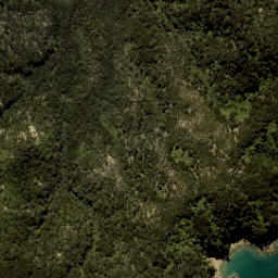 Satellite imagery of Te Karetu Point, NZ