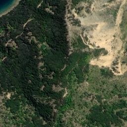 Satellite imagery of Shag Rock, NZ