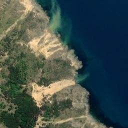 Satellite imagery of Shag Rock, NZ