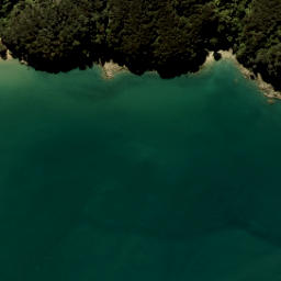 Satellite imagery of Tekaritu Point, NZ