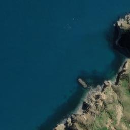 Satellite imagery of Alligator Head, NZ