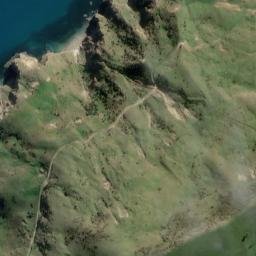 Satellite imagery of Alligator Head, NZ