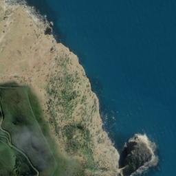 Satellite imagery of Alligator Head, NZ