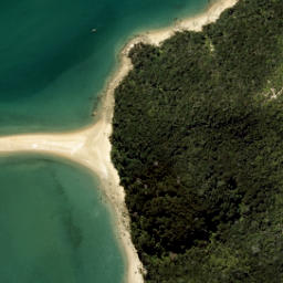 Satellite imagery of Sandy Point, NZ