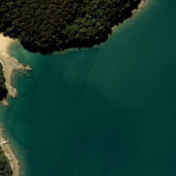 Satellite imagery of Jules Point, NZ