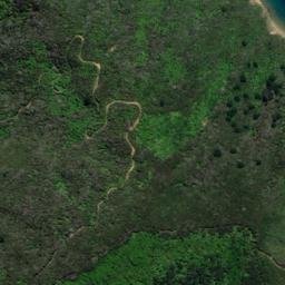 Satellite imagery of Yellow Cliffs, NZ