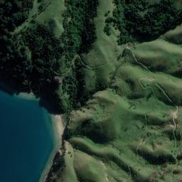 Satellite imagery of Alligator Head, NZ
