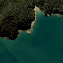 Satellite imagery of Sandy Point, NZ