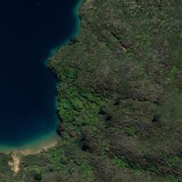 Satellite imagery of Treble Tree Point (Otuhoto), NZ