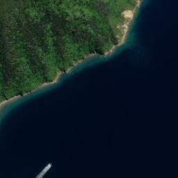 Satellite imagery of Kaiaua Point, NZ