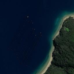 Satellite imagery of Paarekeke Point, NZ