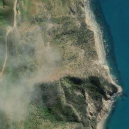 Satellite imagery of Alligator Head, NZ