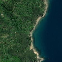 Satellite imagery of Paarekeke Point, NZ