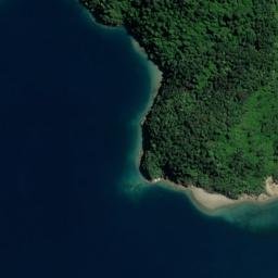 Satellite imagery of Paarekeke Point, NZ