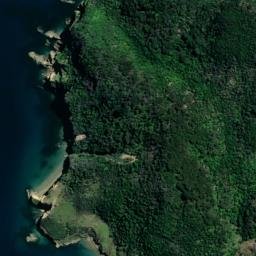 Satellite imagery of Tawaroa Point, NZ