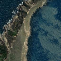 Satellite imagery of Cape Jackson, NZ