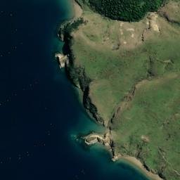 Satellite imagery of Tawaroa Point, NZ