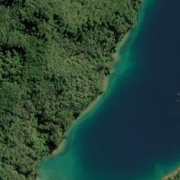 Satellite imagery of Long Reef Point, NZ