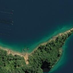 Satellite imagery of Long Reef Point, NZ