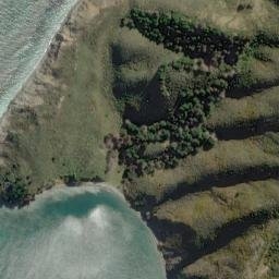 Satellite imagery of Pakiaka Point, NZ