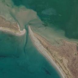 Satellite imagery of Red Clay Point, NZ