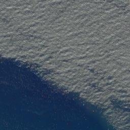 Satellite imagery of Cape Soucis, NZ