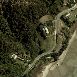 Satellite imagery of Anarewa point, NZ