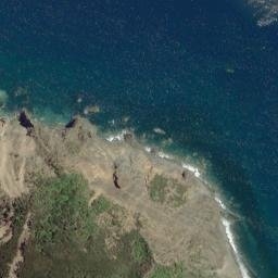 Satellite imagery of Cape Soucis, NZ