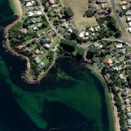 Satellite imagery of Cordell Point, AU