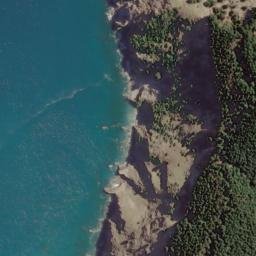 Satellite imagery of Pukerau Point, NZ