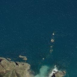 Satellite imagery of Hippolite Point, NZ