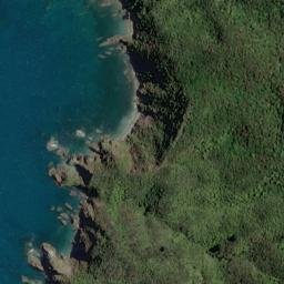 Satellite imagery of Lone Rock, NZ