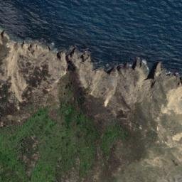 Satellite imagery of Cape Koamaru, NZ
