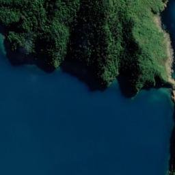 Satellite imagery of Cook's Cairn, NZ