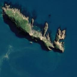 Satellite imagery of The Twins, NZ