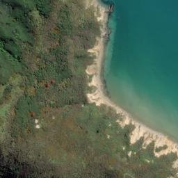 Satellite imagery of Tirotiro Point, NZ