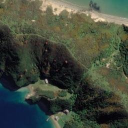 Satellite imagery of Tirotiro Point, NZ