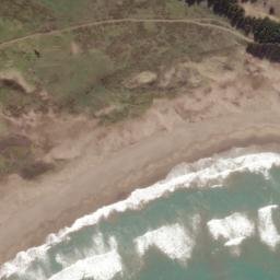 Satellite imagery of Uruti Point, NZ