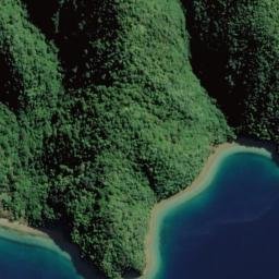 Satellite imagery of Pitoitoi Point, NZ