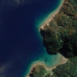 Satellite imagery of Otonga Point, NZ