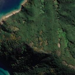 Satellite imagery of Otonga Point, NZ