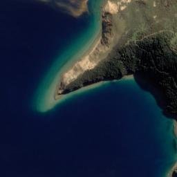 Satellite imagery of Matiere Point, NZ