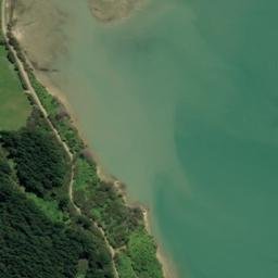 Satellite imagery of Poison Point, NZ