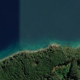 Satellite imagery of Kurakura Point, NZ