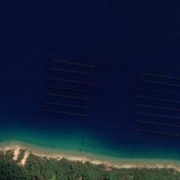 Satellite imagery of Matiere Point, NZ