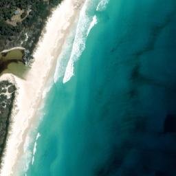 Satellite imagery of Sloop Rock, AU