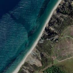 Satellite imagery of Mackay Bluff, NZ