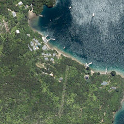 Satellite imagery of Snake Point, NZ