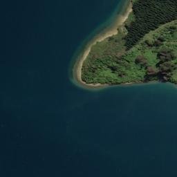 Satellite imagery of Koutuwai Point, NZ